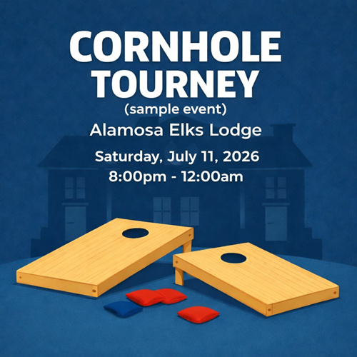 Cornhole Tournament (Sample Event)